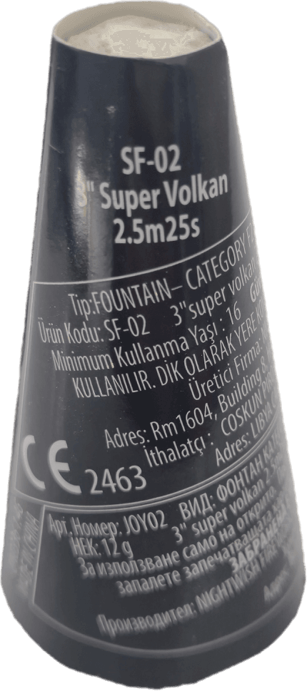 SF02 Kokusuz Dumansız Volkan